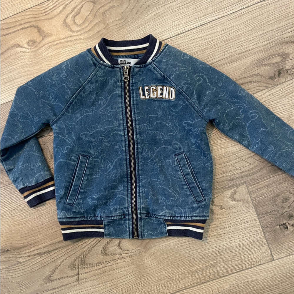 Epic threads kids dinosaur jacket 2T